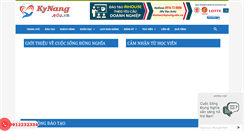 Desktop Screenshot of kynang.edu.vn